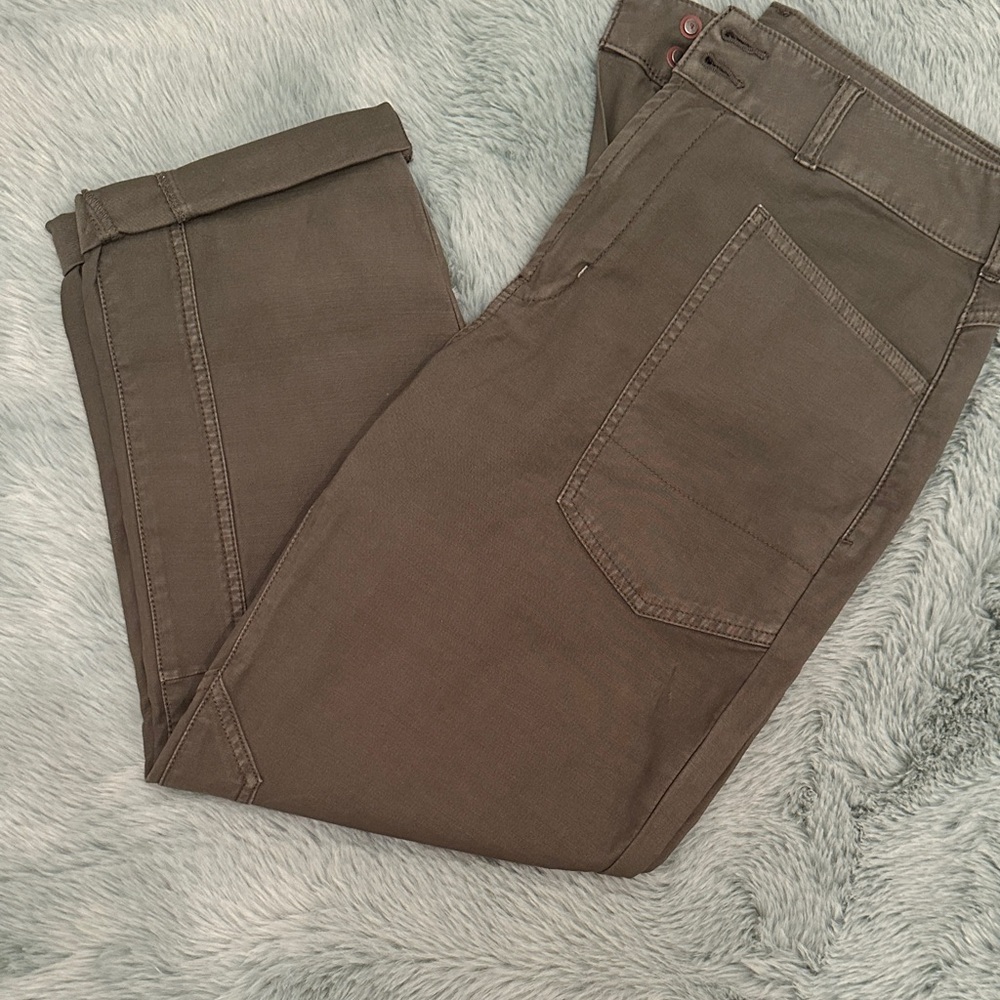 Pilcro Army Green Trousers